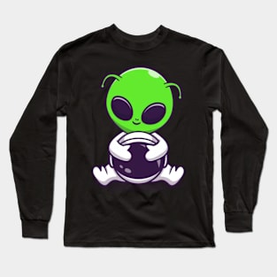 Astronaut Alien Long Sleeve T-Shirt